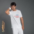 7700 Cool-DRI white z przykładowym nadrukiem