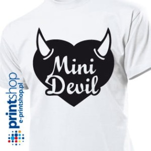 MINI DEVIL koszulka z nadrukiem