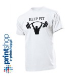 KEEP FIT koszulka z nadrukiem