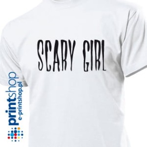 SCARY GIRL koszulka z nadrukiem