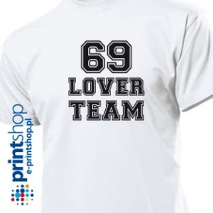 LOVER TEAM koszulka z nadrukiem